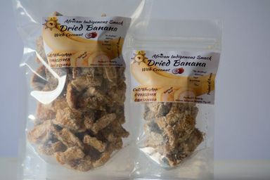 Dried Banana with Coconut 