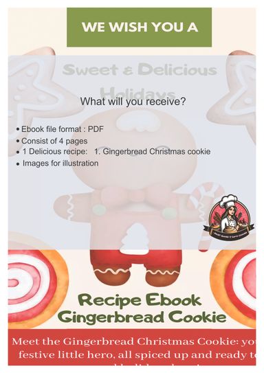 Gingerbread Cookie Recipe Ebook