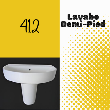 Lavabo demi-pied 412