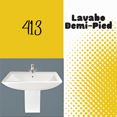 Lavabo demi-pied 413