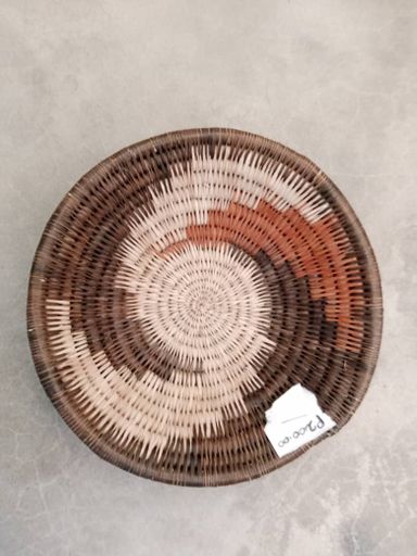 Small hand weaved open basket