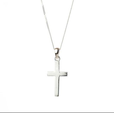 Cross 925 Sterling Silver Pendant Necklaces