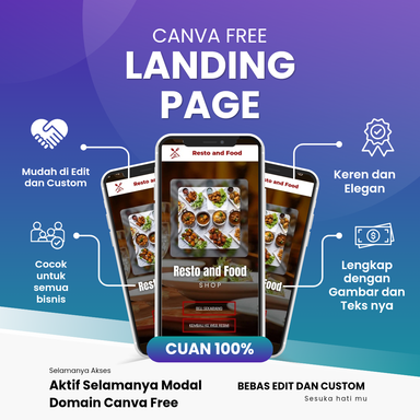 30+ Template Landing Page Canva Aktif Selamanya