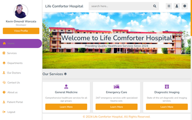 Hospital management system Website 