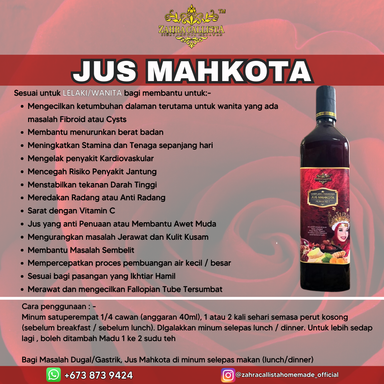 JUS MAHKOTA 1L