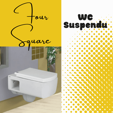 WC Suspendu Four square