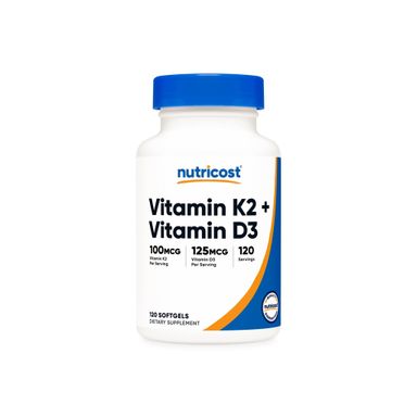 Nutricost Vitamin D3 + K2