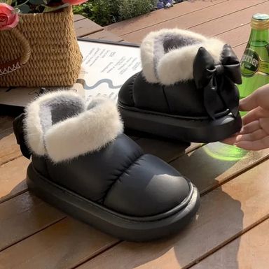 Bottes de neige courtes imperméables pour femmes