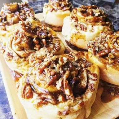 Pecan rolls/Rollos de nuez pecana