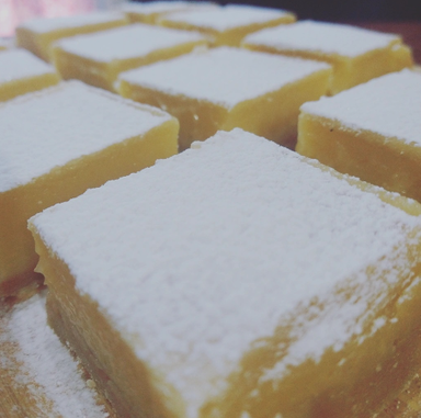 Lemon Bars/Barras de Limón