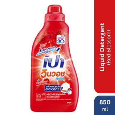 Pao Win Wash Liquid Detergent (Stain Fighter) - Red Blossom, 850ml