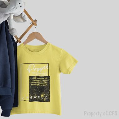 POPPET T-SHIRT KIDS COTTON COMBED 30S