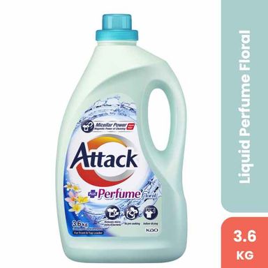 KAO Attack Liquid Perfume Floral, 3.6kg