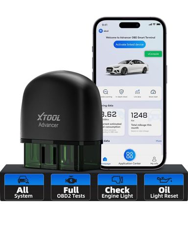 Compact OBD2 Car Diagnostic Scanner - USB Powered, No Battery Required