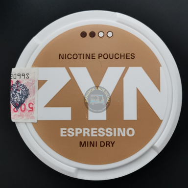 ZYN ESPRESSINO - ( Nicotine 3 mg/Pouch 20 Pouches/Box )