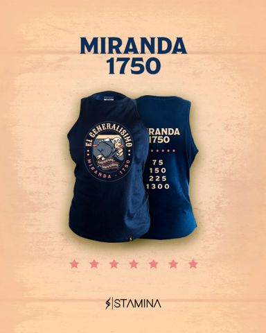 Tank de Miranda el Generalisimo - Azul Marino