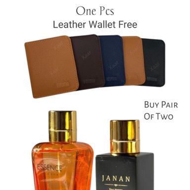 J. Trending Fragrance With Leather Wallet Gift