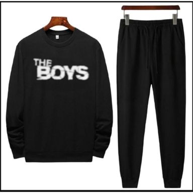 2 PCs Men Micro Printed Track Suit 