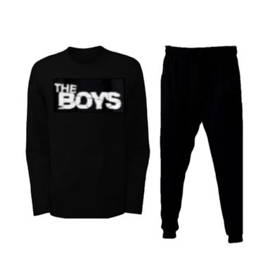 2 PCs Men Micro Printed Track Suit 