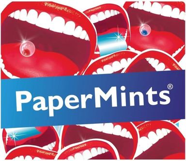 Dentalmate Papermints Mini Tins Microbreath Refreshers Sugar-free 40's