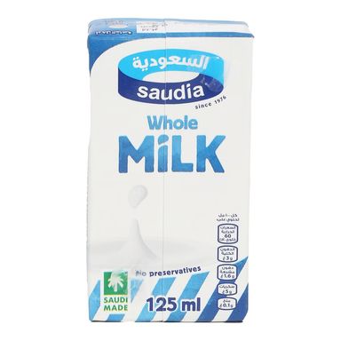 Saudia Milk Full Fat 125ml