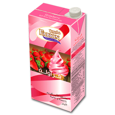 Fabion Premium Ice Cream Strawberry 1l