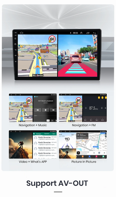 Rádio 9" Suzuki Sx4 de 2006-13 Android CARPLAY WIFI GPS 1/32GB