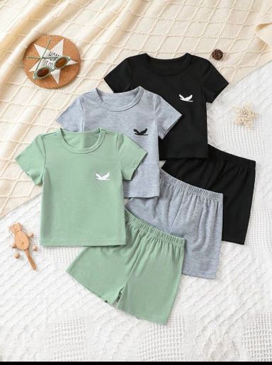 Plain casual set