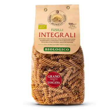 Morelli Pasta FUSILLI INTEGRALI BIO 500g.