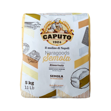 Caputo Farina FLOUR SEMOLA RIMACCINATA-finely ground durum wheat flour 5kg.