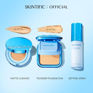 [New] SKINTIFIC ULTRA MATTE SET Ultra Cover Powder Foundation