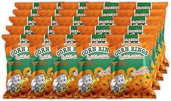 SMITHS CORN RINGS HOT & SPICY 25*16G