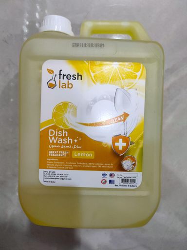 FRESH LAB DISH WASH LEMON 5L