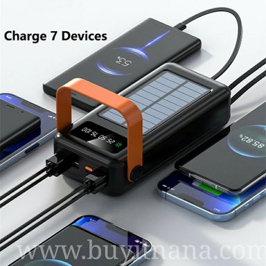 SOLAR POWER BANK 100000mAh