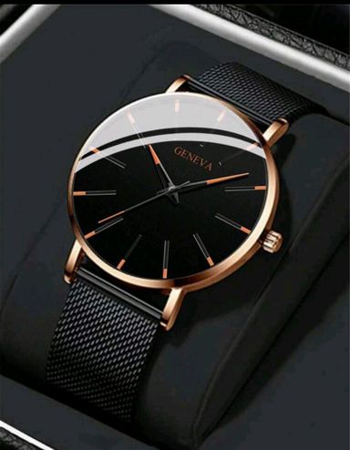 Men watch, Triple Dial Date Round pointer