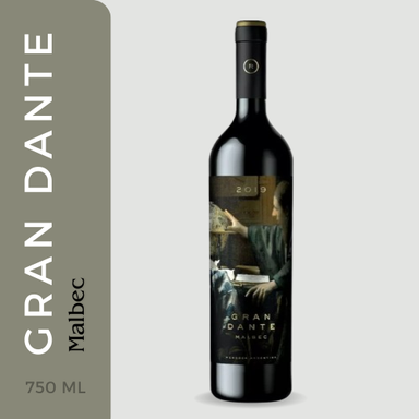 Vino Gran Dante malbec 750mL