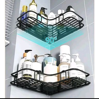 Stainless steel corner shelf rack