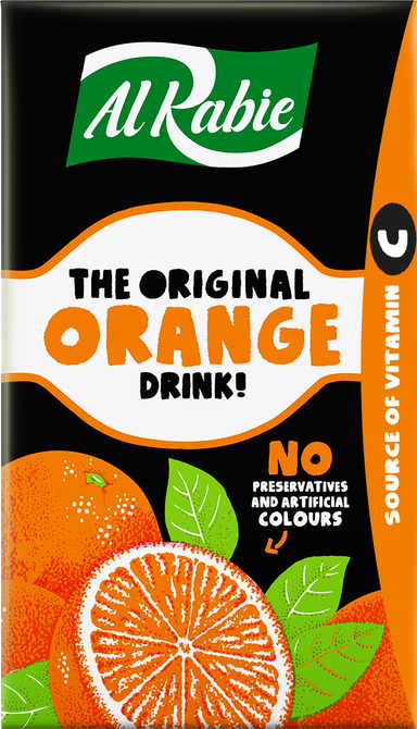 AL RABIE THE ORIGINAL ORANGE DRINK 125ML