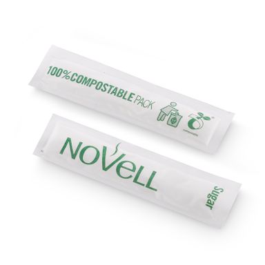 Azúcar Blanco - Sobre Reciclable Novell - 1200u 5g