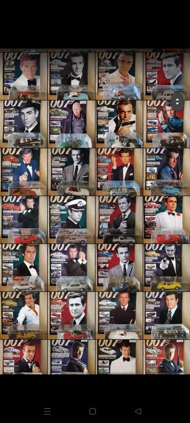 007 James Bond Book and Car Collection (only 36 issues) 