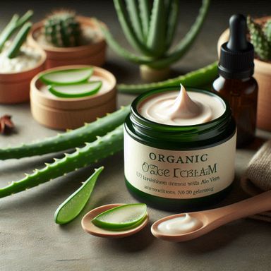 Crème hydratante visage bio enrichie à l'aloe vera