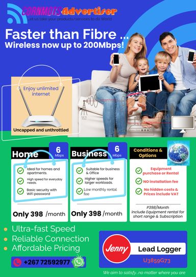 Unlimited & Uncapped Internet 