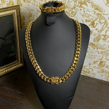 CUBAN CHAIN & BRACELET 