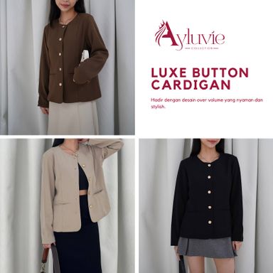 Luxe Button Cardigan