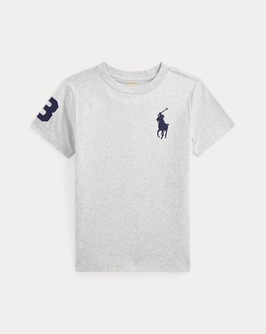 [B04] Big Pony Cotton Jersey Tee - Andover Heather