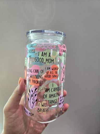 Daily Mom Affirmations Plastic Cup (Pre-Order) 