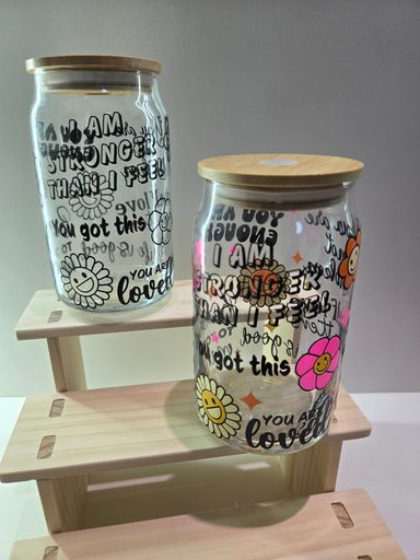 Mental Health Libby Glass Cups