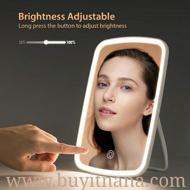 RECHARGEABLE MIRROR WITH LIGHT 