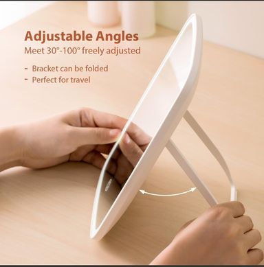 RECHARGEABLE MIRROR WITH LIGHT 