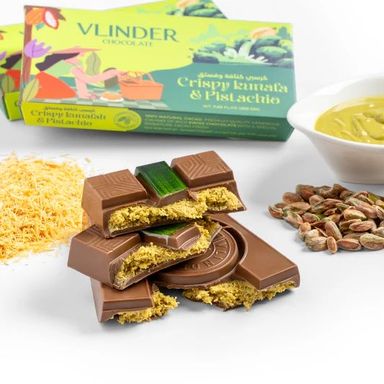 Vlinder Chocolate Kunafa & Pistachio 90g/240g